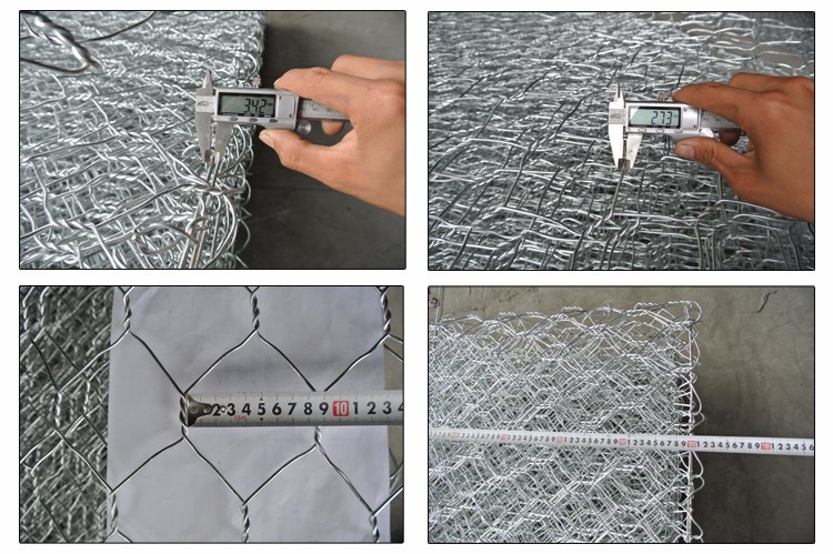 Iron Wire Mesh Gabion Garden Retaining Wall 2*1*1m 200x100x50mm