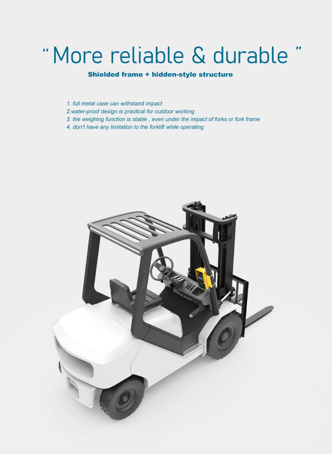 Forklift Scale System 50kg to 5ton Wireless Scale Industrial Fork Lift Truck Weigh-in-Motion Scales