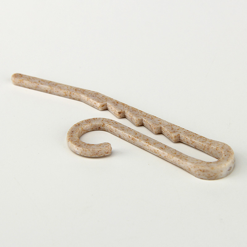 Degradable Silkscreen Logo Plastic Sock Hangers 7.5g
