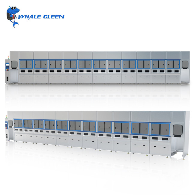 Custom Automatic Ultrasonic Cleaner With Multi Tanks For Diesel Fuel Injectors Cleaning
