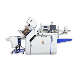 600mm Width Pharmaceutical Leaflet Paper Folding Machine With CCD Camera