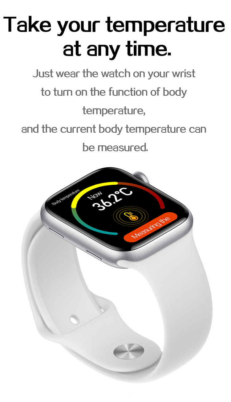 Sleep Monitoring 1.75 Inch T500 Smart Watch 200MAH 3D UI