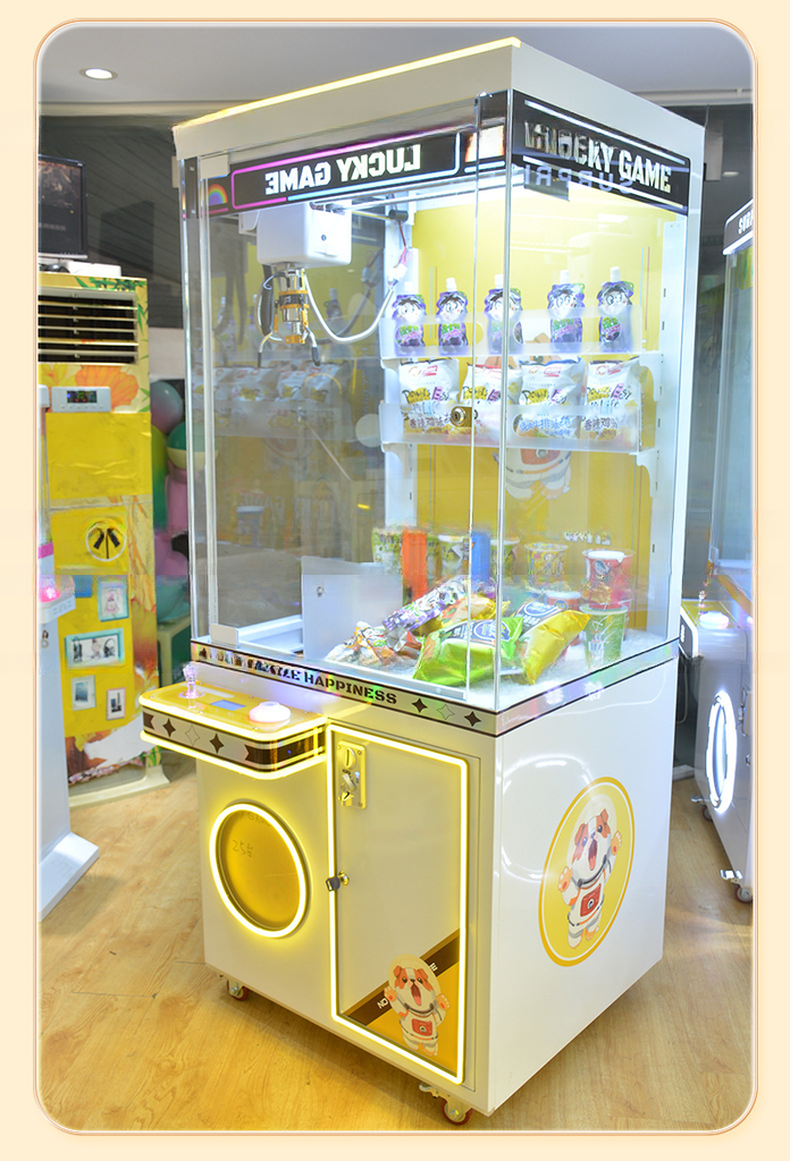Dreamland New coin operated catcher metal cabinet arcade gift toys grabber crane claw game machine
