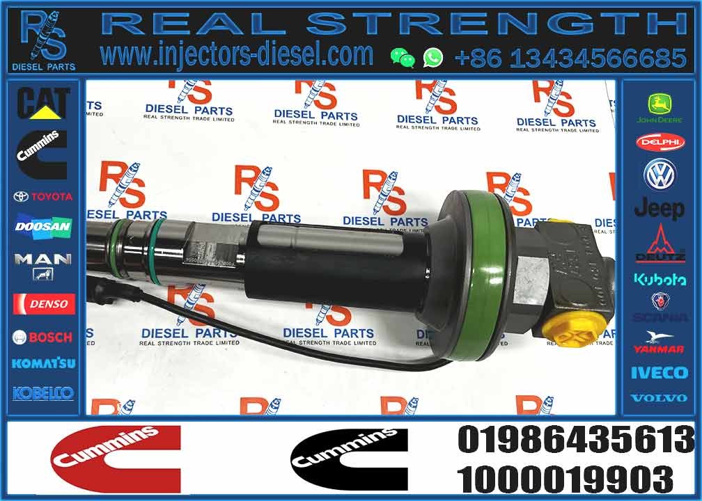 Auto Parts Common Rail Diesel Fuel Injector 1000019903 For Cummins QSK19 QSK38 QSK60 0986435912 Y431K05419
