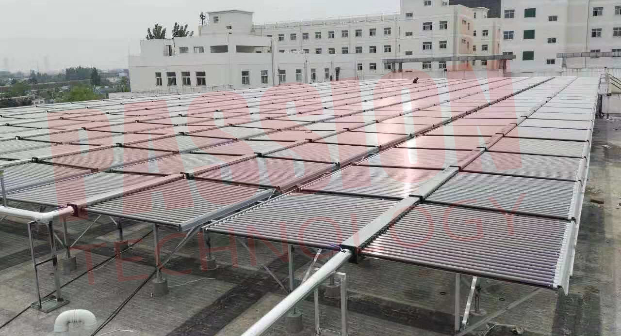 Glass Pipe Foaming Manifold Solar Collector Non Pressurized For Solar Water Heating Project
