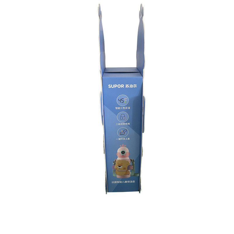 Promotion Cardboard Counter Display Table Display Stand For Kitchen Ware