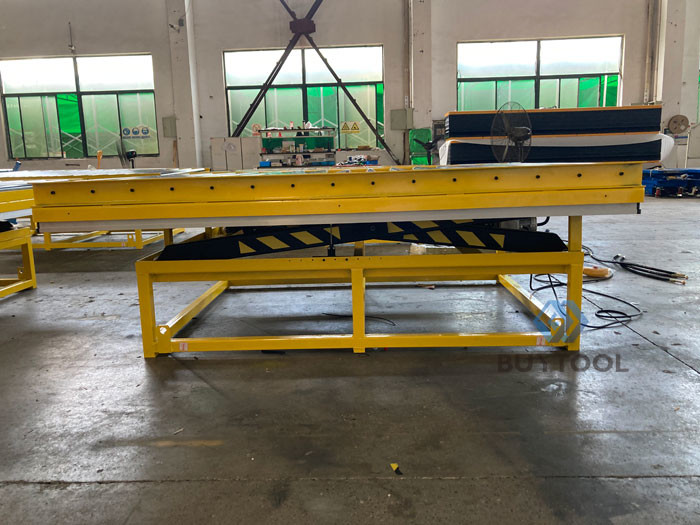 1t 2t 3t 4t Hydraulic Scissor Lift Roller Table 1000×1600mm