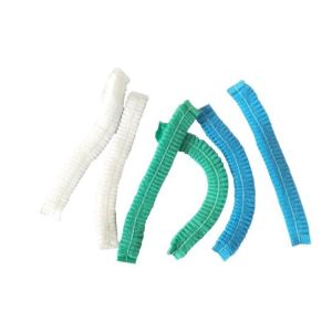 Double elastic string disposable mob cap or single elastic string disposable mob
