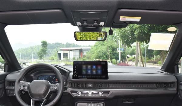 Coaxial Digital 1080P Rearview Mirror Dual Channel Recorder 9.35 Inch For Honda