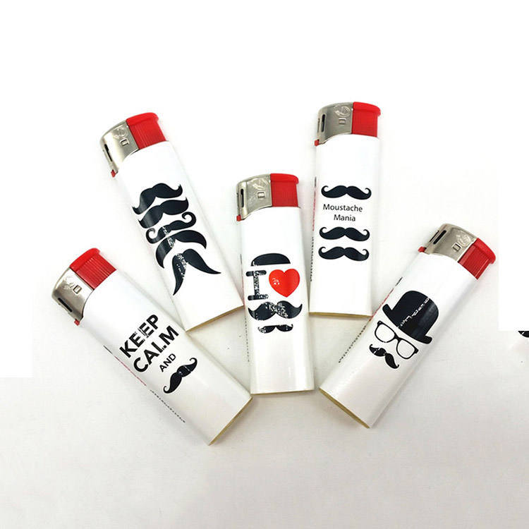 China New Item of Wrapped Sticker Factory Price Cigarette Electric Lighter