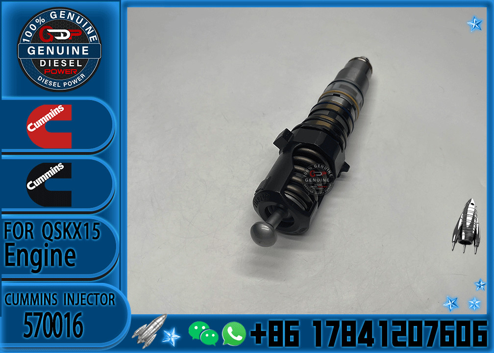 Cummins Compatible Fuel Injector for Models 1521977, 570016, 579251, 4088725, 4903455, 4902818X15