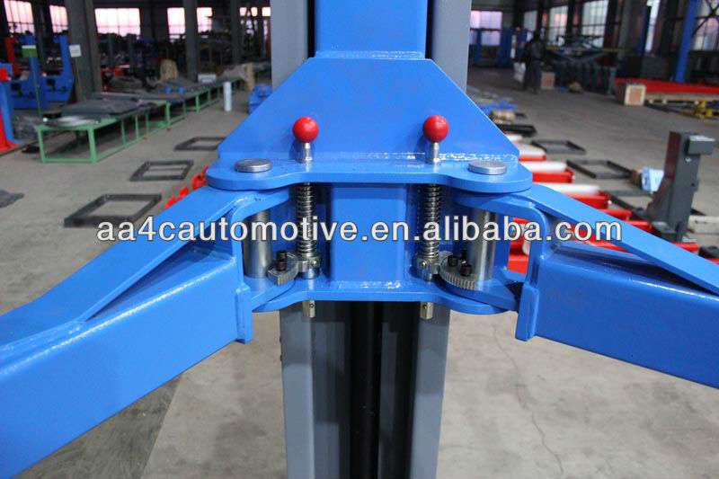 4.0T 8 bends column clear floor two post car lift