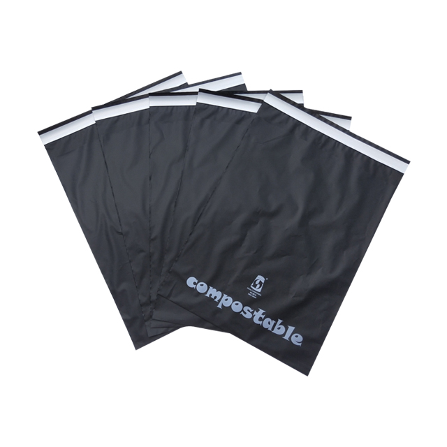 Compostable Mailer Shipping Bags Width 395mm Cornstarch Material