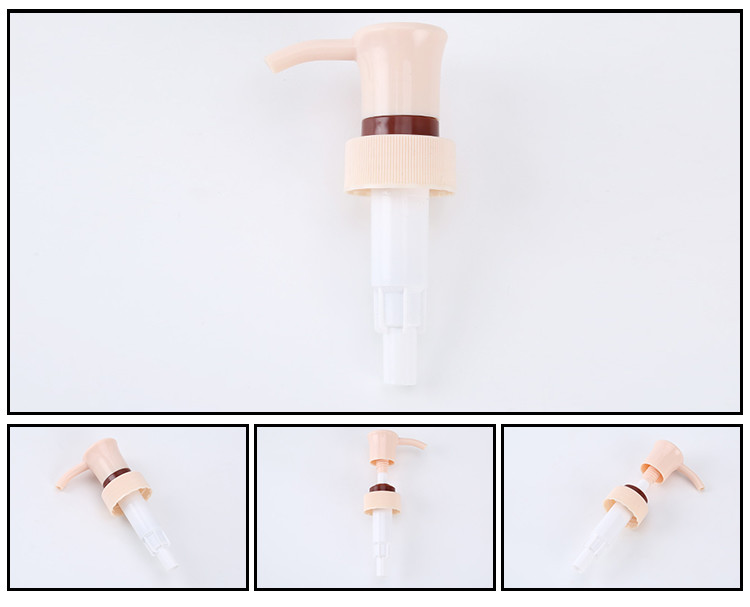 Black Shower Dispenser Plastic Lotion Pumps 4ml/T For Soap Liquid