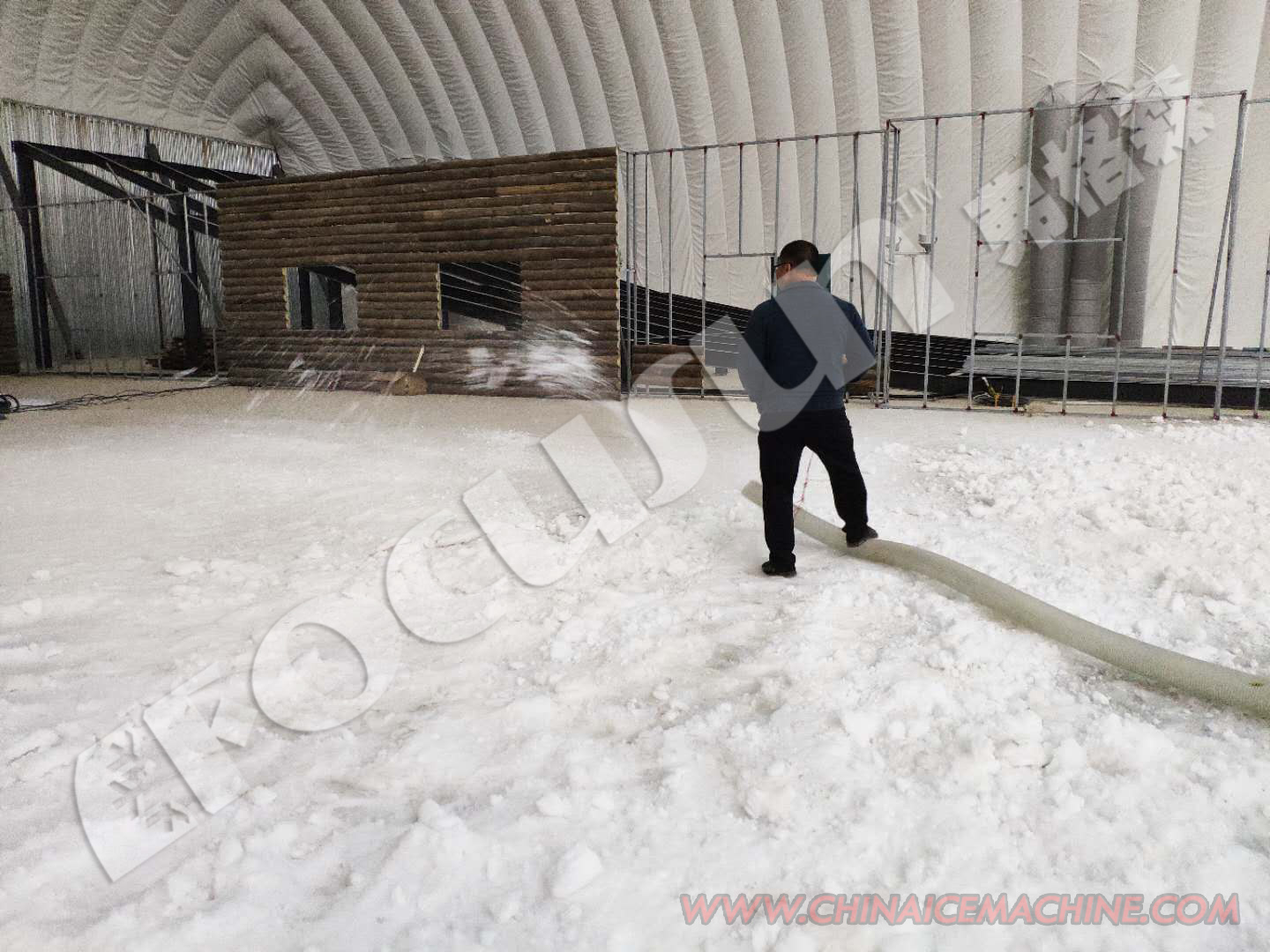 220v-440v Voltage Snow Making Machine Core Components Compressor Snow World Machine