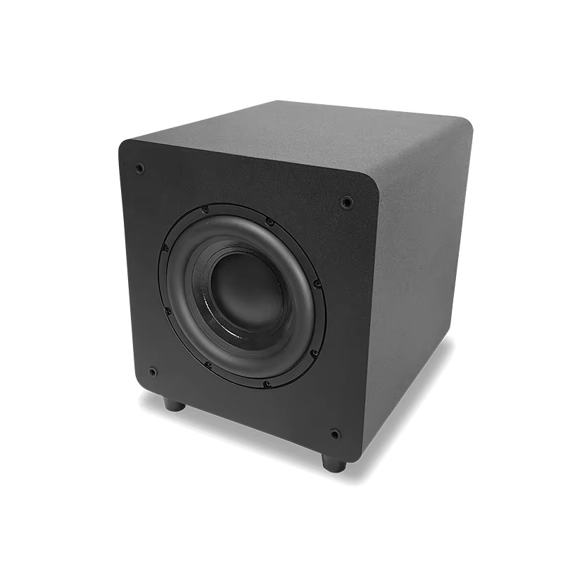 Active Front Firing Subwoofer Speaker Deep Bass Built In 300W Class D Amplification