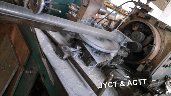 Wrapped / Embedded Fin Tube Machine Carbon / Stainless Steel / Aluminium