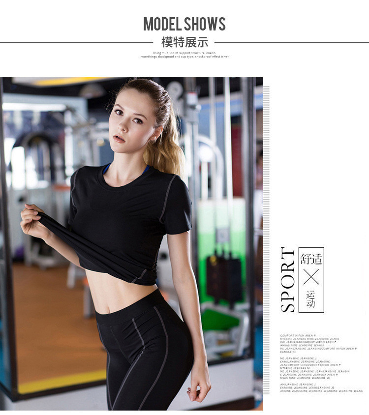 2 pieces short sleeved blouse T-shirt + shorts girl suit