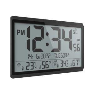 Super Jumbo Wall Clock with Manually Set Function and Calendar Batteries Not