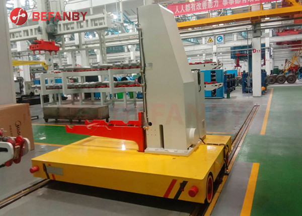Aluminium Rail Transfer Cart 1 - 300T Load Capacity Industrial Railway Bogie