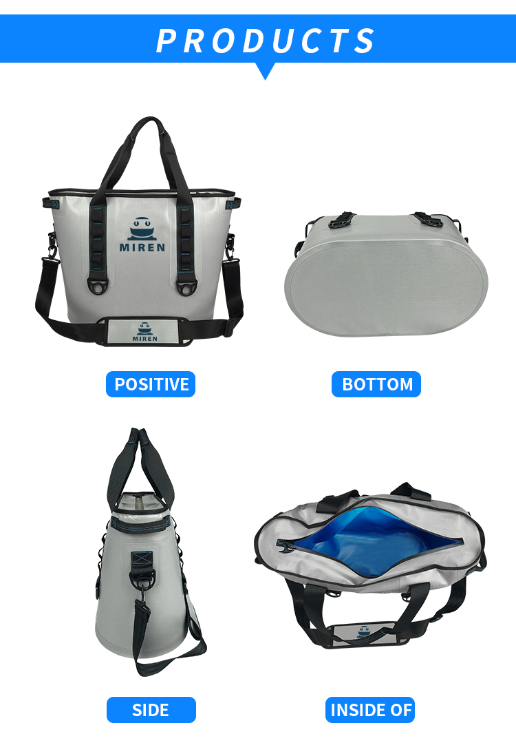 Custom Logo Leakproof Soft Cooler Bag Thermal Insulated For Lunch Beach Picnic