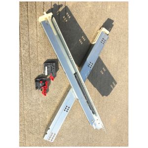 1.4*1.4mm Undermount Drawer Slides , Kitchen Cabinet Drawer Slides Push To Open