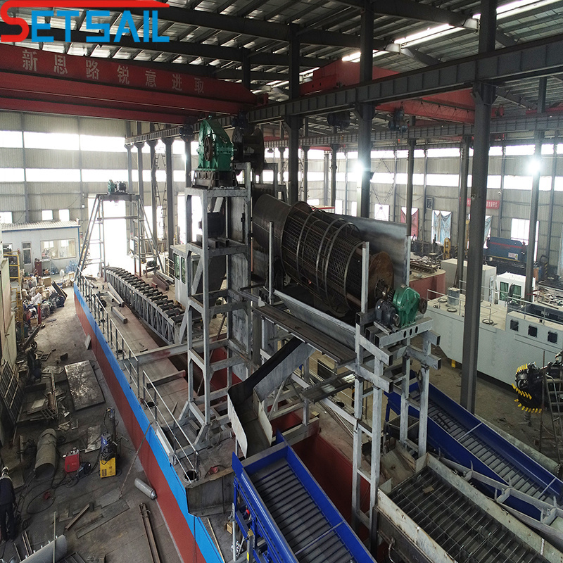 China Mining Diamond Mining Dredger with Centrifuge for River Gold