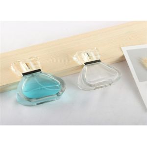 Transparent Round Shaped Empty Glass Spray Perfume Bottles Custom Made