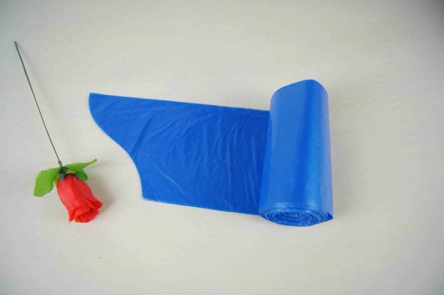 Commercial Blue Plastic Garbage Bags 30 Liter 10 Micron Thickness Star Seal