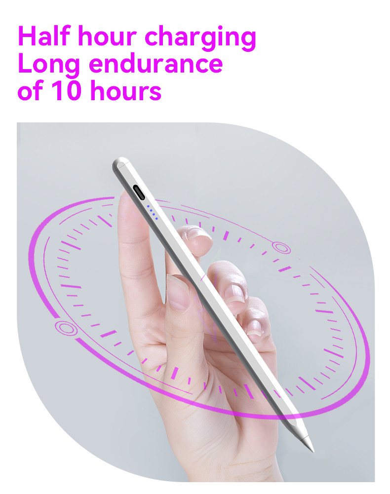 Palm Rejection Universal Active Stylus Pen For IOS / Android Touch Screens