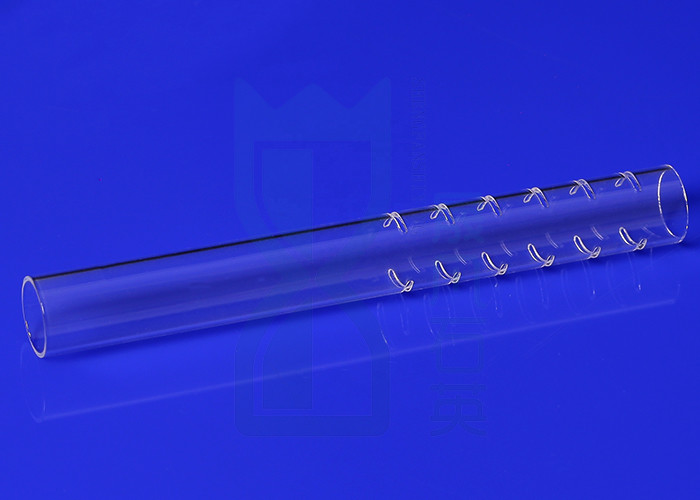 High Purity Further Processing Clear Fused Quartz Tubing With Slots