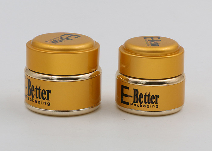 15ml / 20ml Ceramic Cosmetic Jars Silk Screen Printing For Face Cream