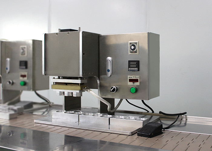 Plastic Pp Container Sealing Film 900w Hot Press Machine