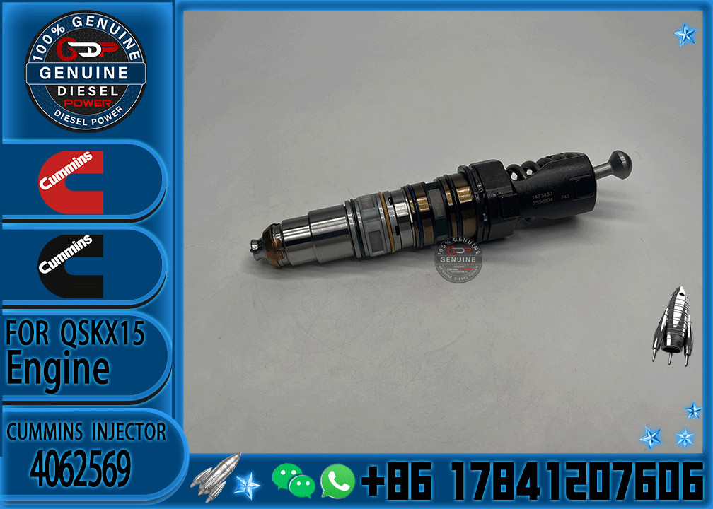 Common Rail Fuel Injector 4062569 1521978 1764364 4030364 4088723 4954434 For CUMMINS QSX15 ISX15 X15