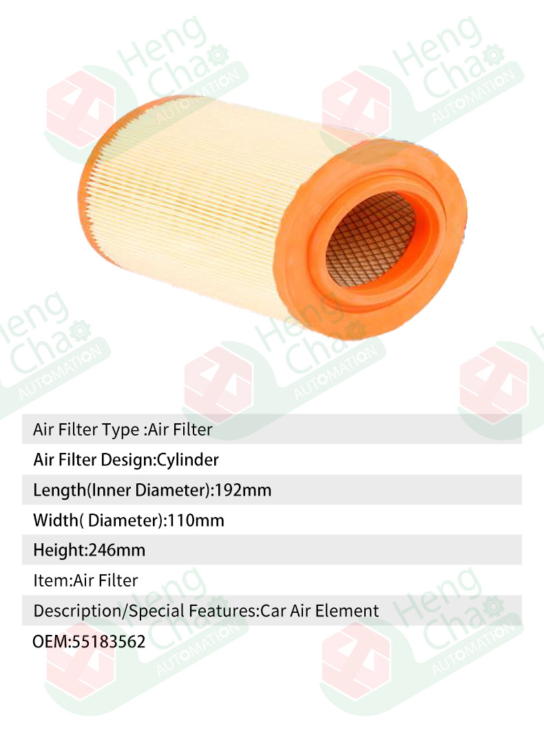 Car Air Conditioner Filter OEM 55183562 Car Air Conditioner Filter Production Equipment Production