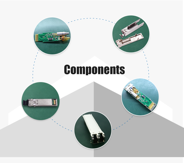 Small Form Factor Pluggable 20km SMF Fiber Optic Transceiver Module