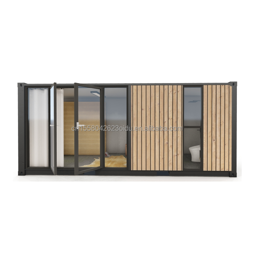 Modern One-Storey Container Houses Luxary Style Tiny Wooden Prefab Buildings for Hotels Apartments Villas or Cabins