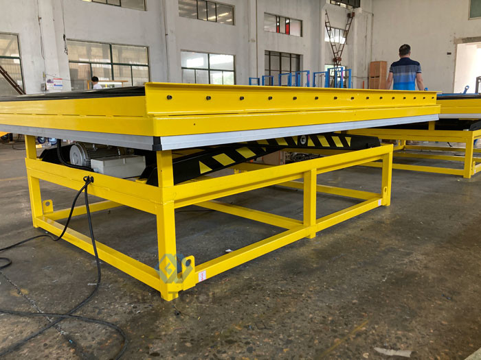1t 2t 3t 4t Hydraulic Scissor Lift Roller Table 1000×1600mm
