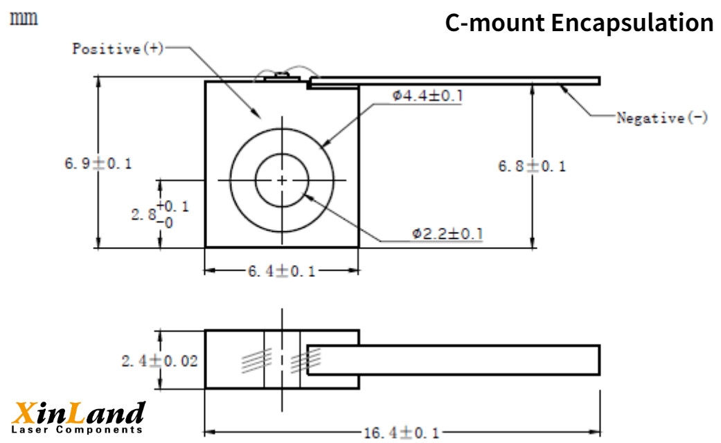 1470nm 1W/3W Laser Diode 1W C-mount/TO3 Package 3W E-Mount/H-Mount Package Multimode IR Laser Diode