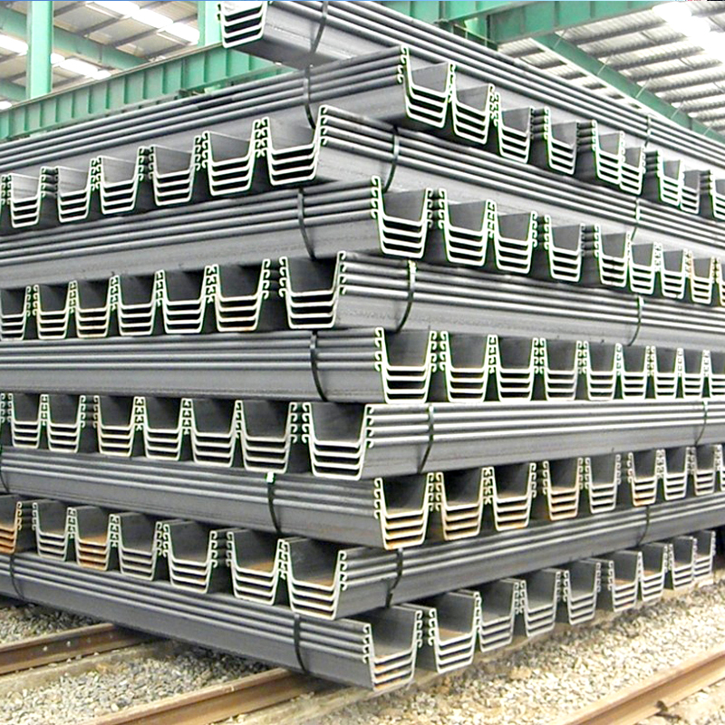 Larsen U Z Type Hot Rolled Steel Sheet Pile SY295 S355 SY390 DIN GB JIS Standard