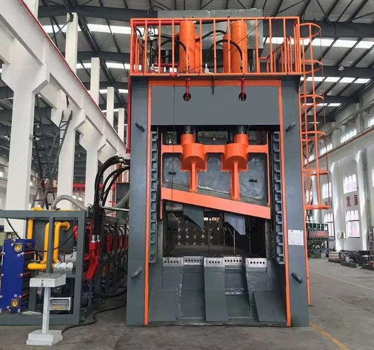 Scrap Steel Shears Scrap Metal Recycling Reuse Heavy Duty Hydraulic Gantry Shear