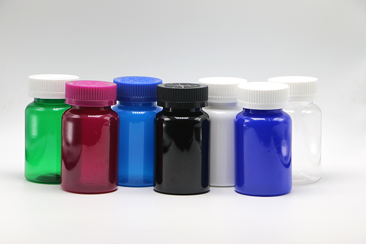 Translucent Supplement Bottles 120mL 4oz PET Capsule Bottles with Safety Cap
