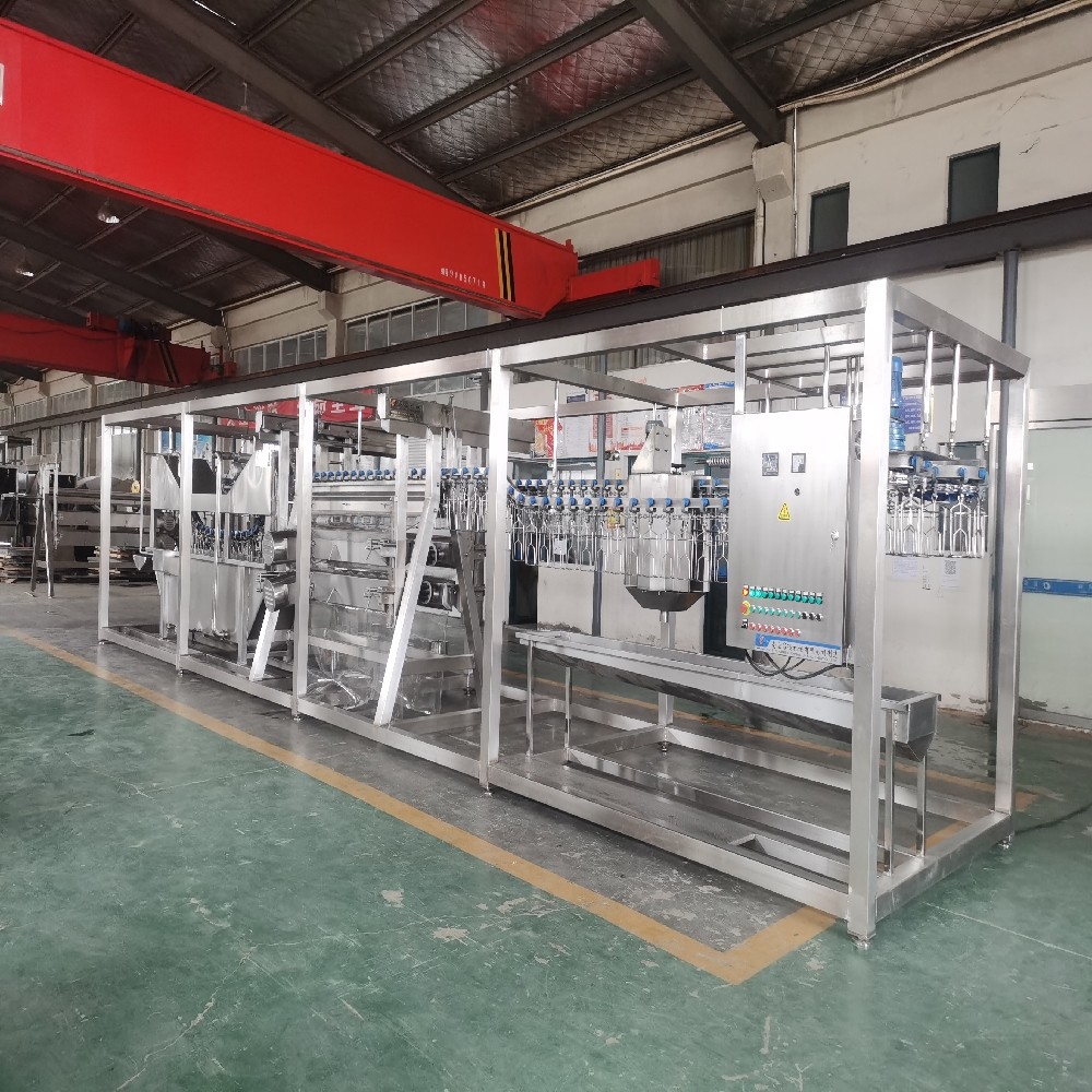Compact mobile Poultry Slaughter Line / Mobile Chicken Butcher 500bph