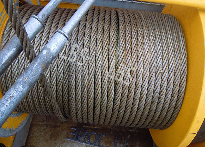 12Ton 16Ton Tower Crane Winch Alloy Steel High Power Red Color