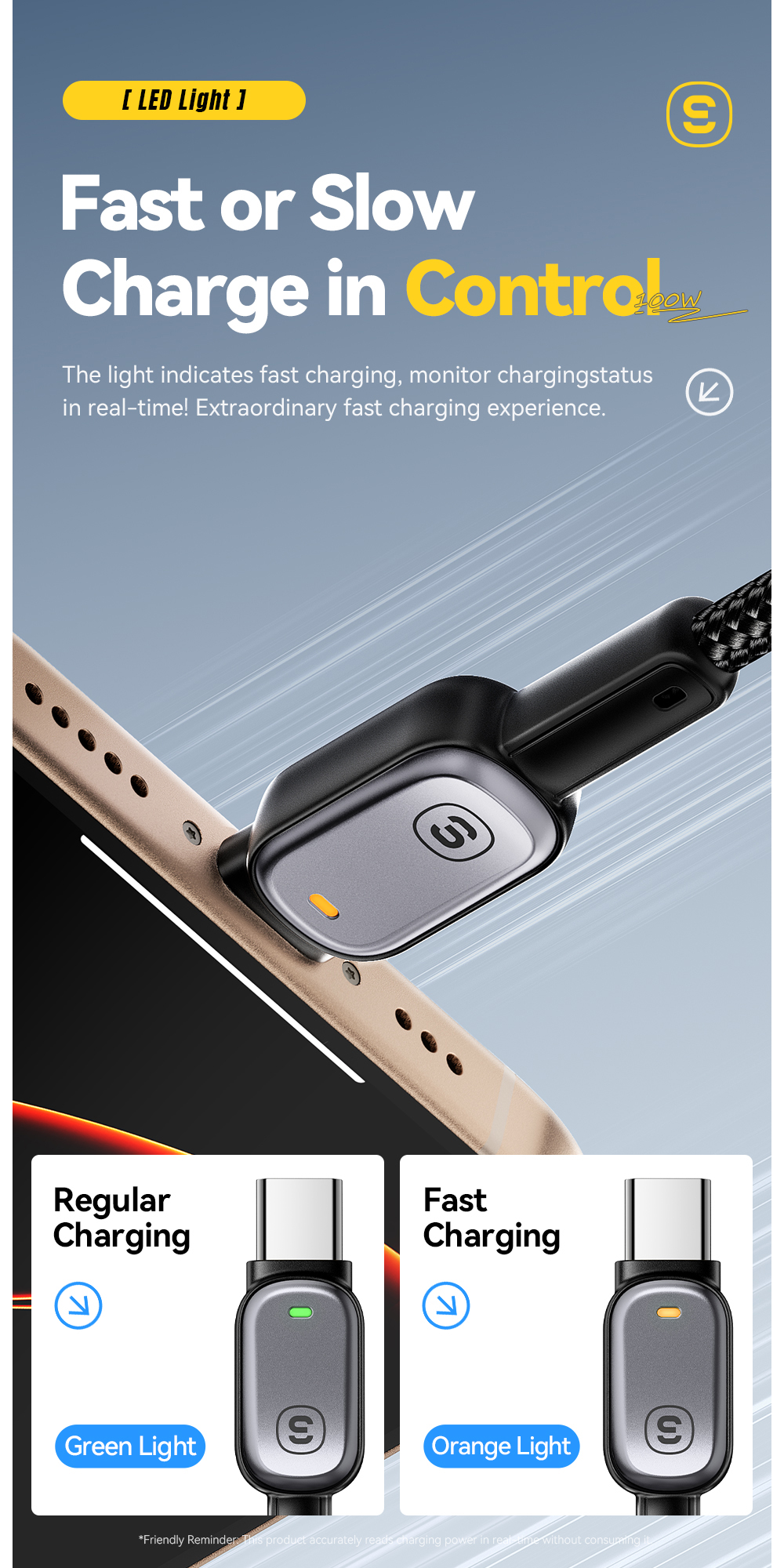 ESSAGER ES-X66 Series 60W 100W USB C to USB C Cable