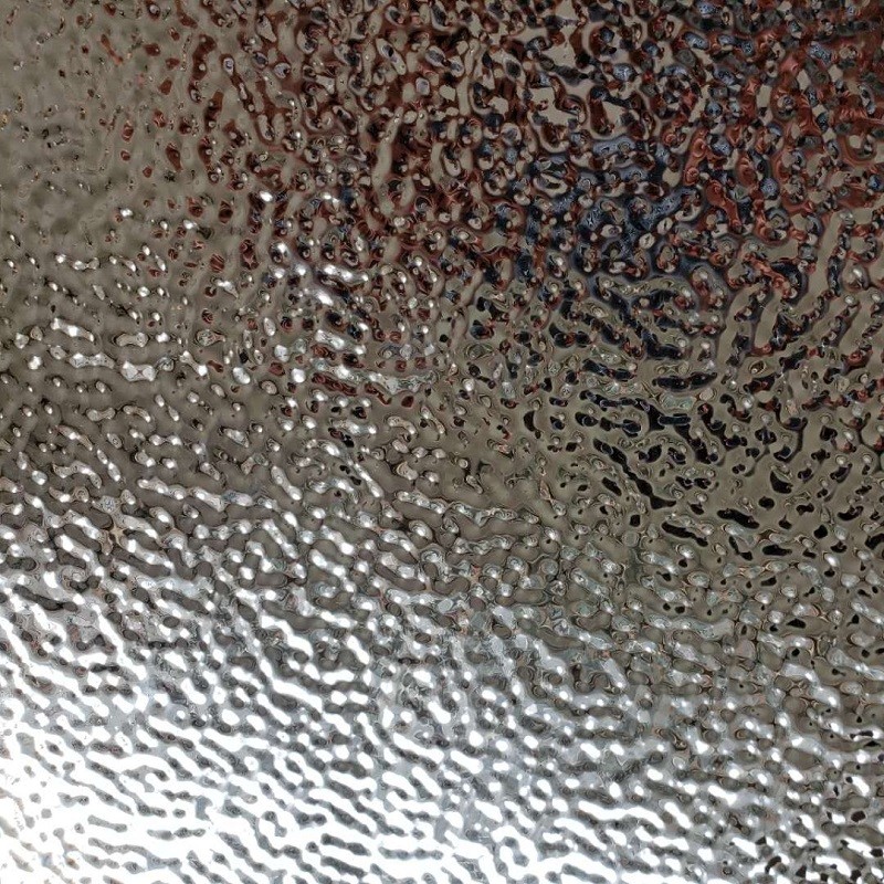 Water Ripple Stainless Steel Plate & Sheet AISI304 Mirror Surface With Laser Film