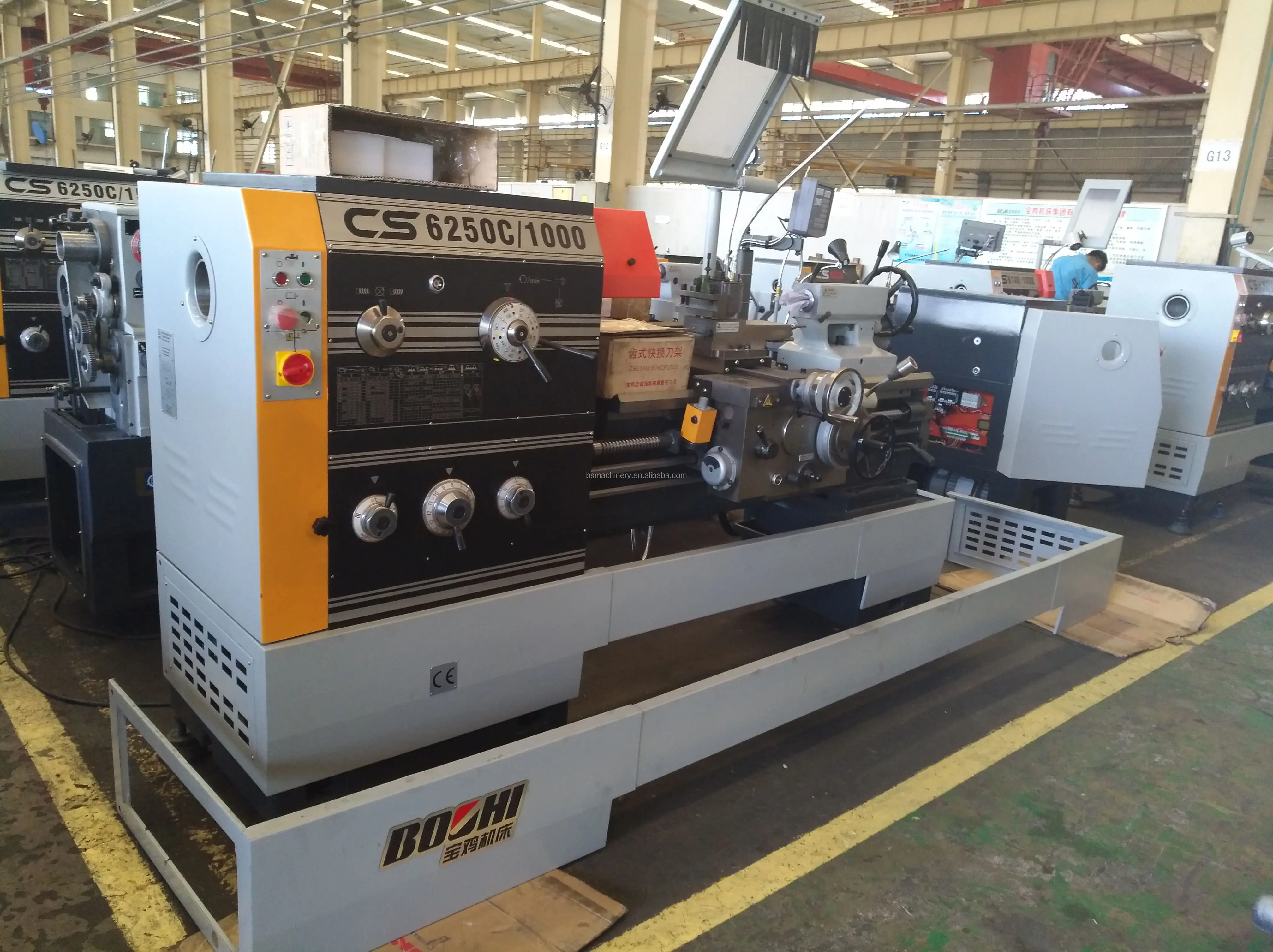 CQ6180C Metal Bench Horizontal Lathe Machine With CE Certificate