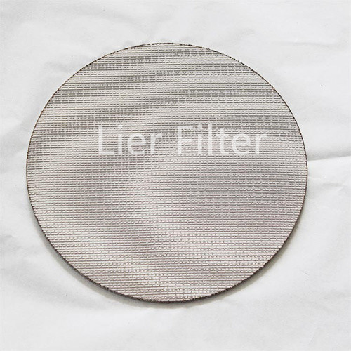 2-10 Layers SS316 Stainless Steel Sintered Filter Industrial Round Metal Mesh Filter