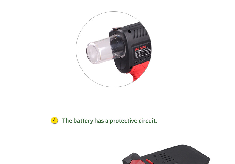 Blind RIvets 2.4mm - 5.0mm Cordless Battery Rivet Gun 21 mm Stroke