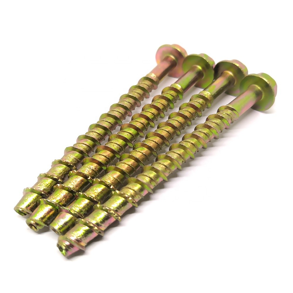 Concrete Screws Excellent Quality Hex Flange Head Galvanized Concrete Masonry Screw
